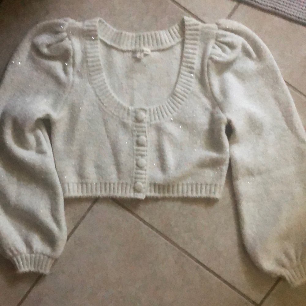M For Love and Lemons Cropped Odette Sweater